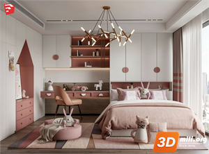 Children Room Scenes Skp FIles 
